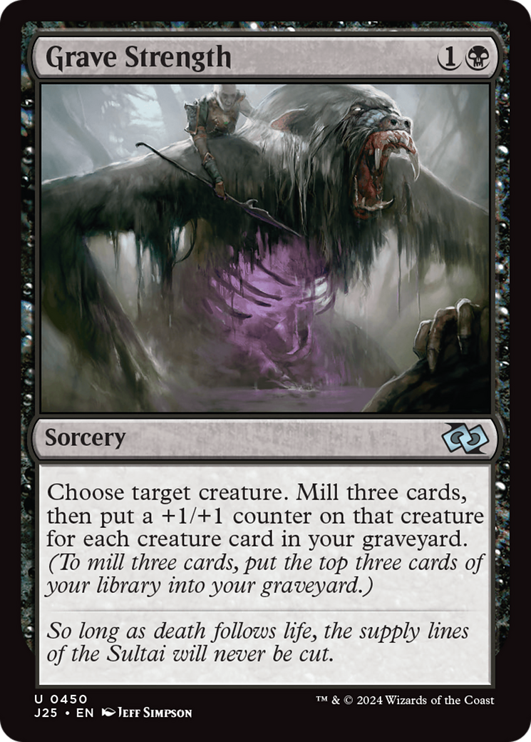 Grave Strength [Foundations Jumpstart] | Good Games Cannington