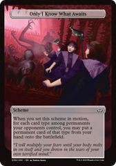 Only I Know What Awaits (Full Art) [Duskmourn: Archenemy] | Good Games Cannington