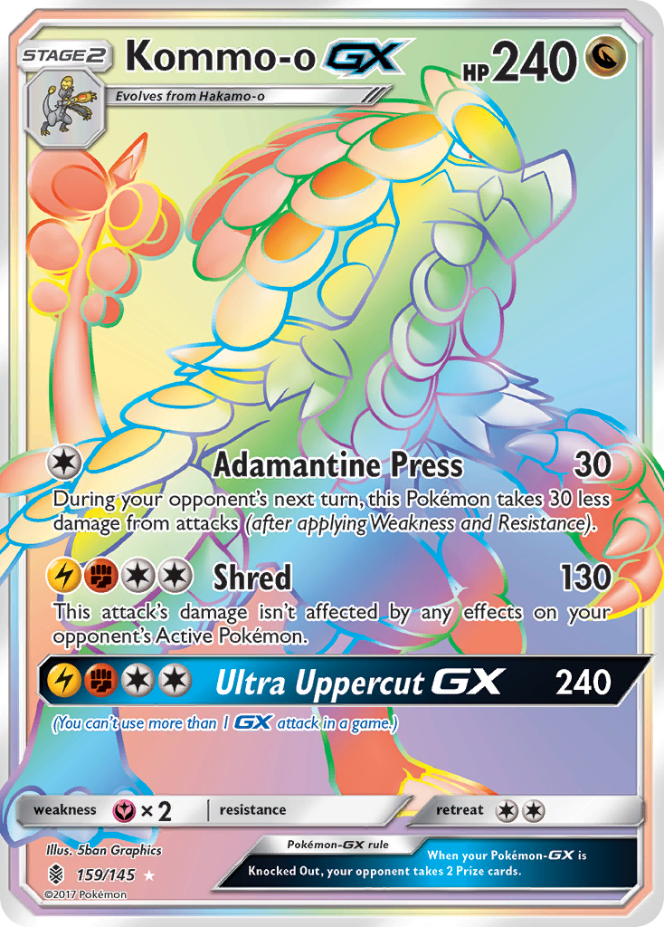 Kommo-o GX (159/145) [Sun & Moon: Guardians Rising] | Good Games Cannington
