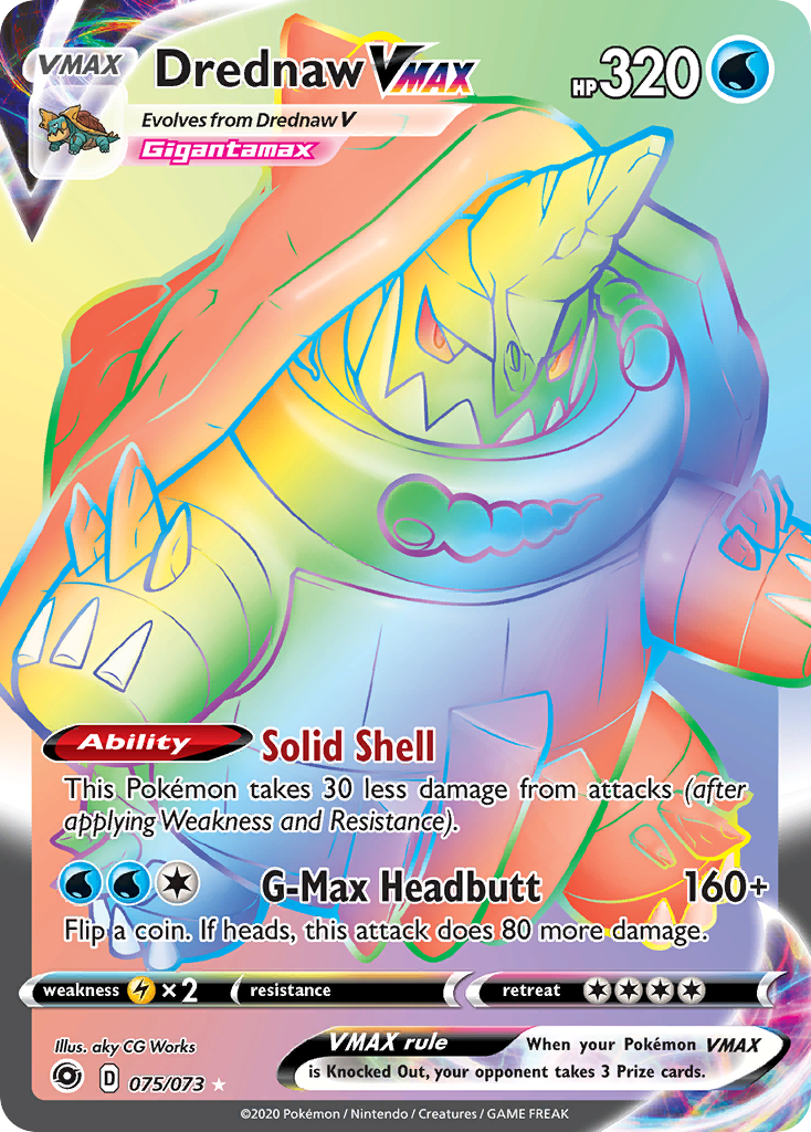 Drednaw VMAX (075/073) [Sword & Shield: Champion's Path] | Good Games Cannington