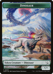 Phyrexian Myr // Dinosaur Double-Sided Token [March of the Machine Tokens] | Good Games Cannington