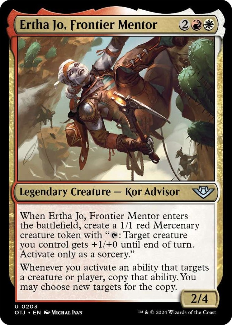 Ertha Jo, Frontier Mentor [Outlaws of Thunder Junction] | Good Games Cannington