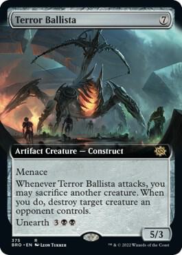 Terror Ballista Extended Art 375/287 (The Brothers' War)  | Good Games Cannington