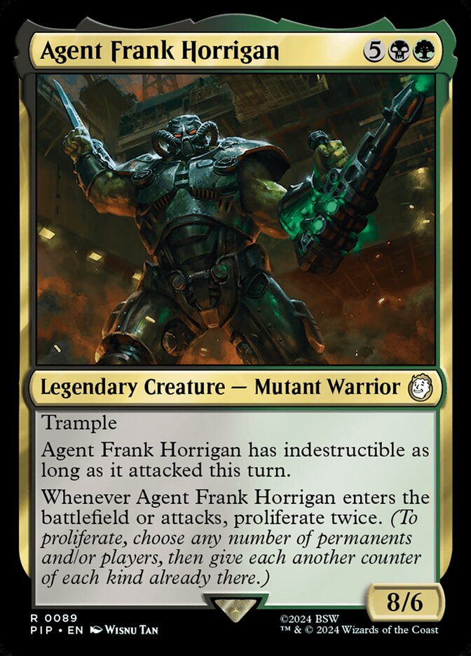 Agent Frank Horrigan 89/326 (Universes Beyond: Fallout)  | Good Games Cannington