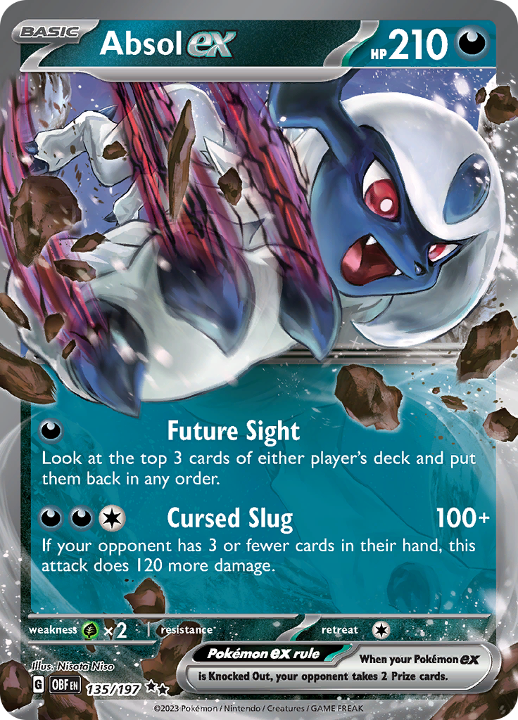 Absol ex (135/197) [Scarlet & Violet: Obsidian Flames] | Good Games Cannington