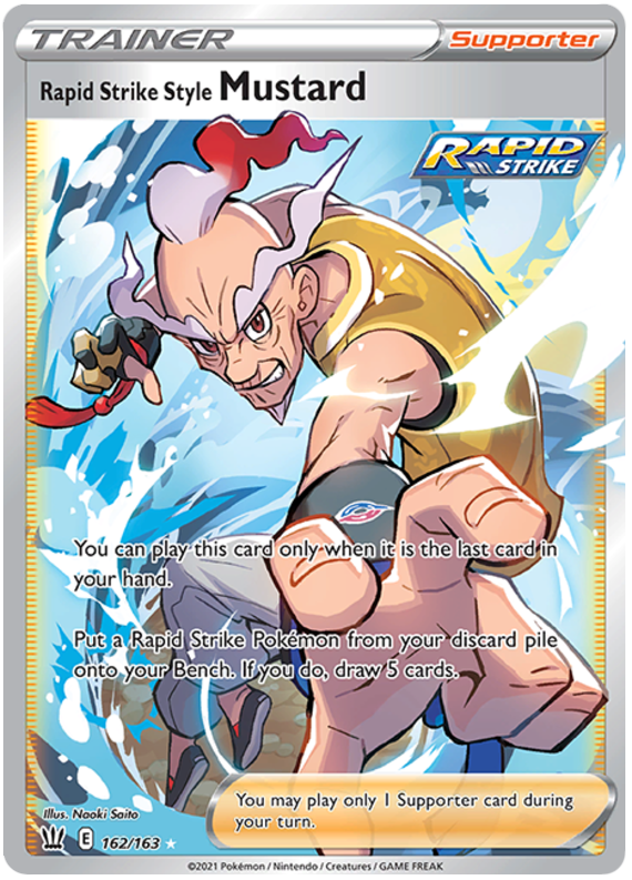 Rapid Strike Style Mustard (162/163) [Sword & Shield: Battle Styles] | Good Games Cannington