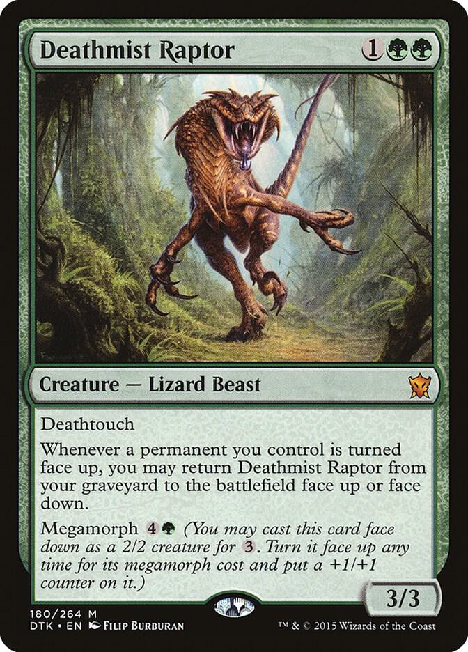 Deathmist Raptor 180/264 (Dragons of Tarkir)  - Foil | Good Games Cannington