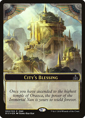 City's Blessing // Elemental Double-Sided Token [Friday Night Magic 2018] | Good Games Cannington