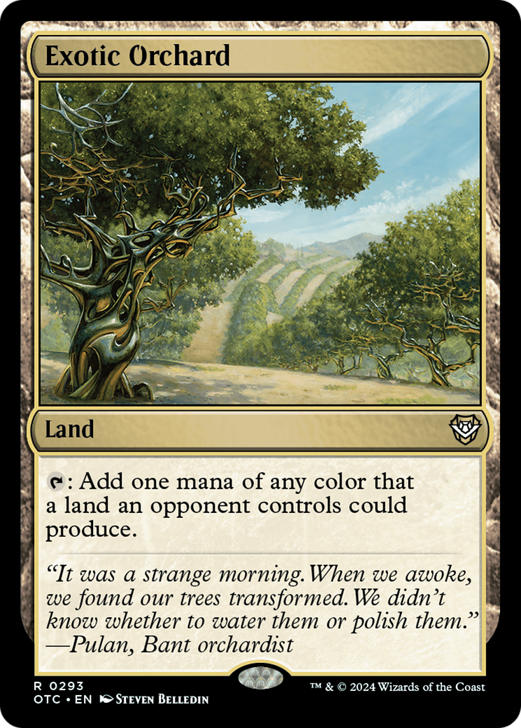 Exotic Orchard [Outlaws of Thunder Junction Commander] | Good Games Cannington