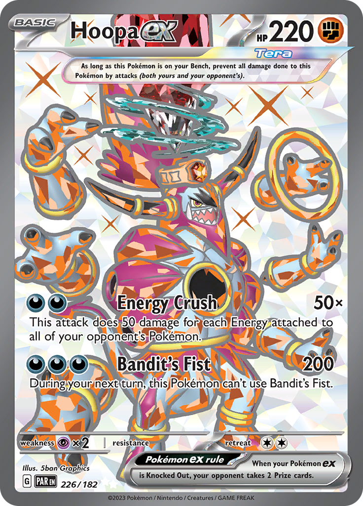Hoopa ex (226/182) [Scarlet & Violet: Paradox Rift] | Good Games Cannington