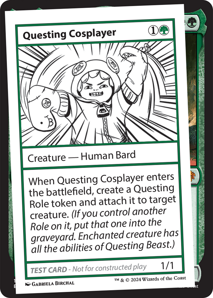 Questing Cosplayer [Mystery Booster 2 Playtest Cards] | Good Games Cannington