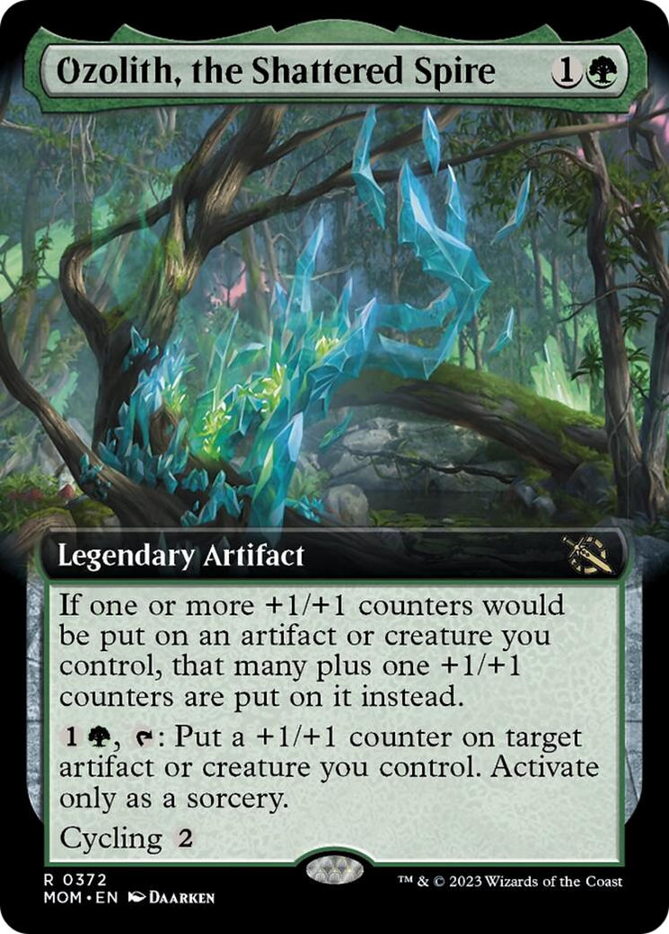 Ozolith, the Shattered Spire (Extended Art) [March of the Machine] | Good Games Cannington