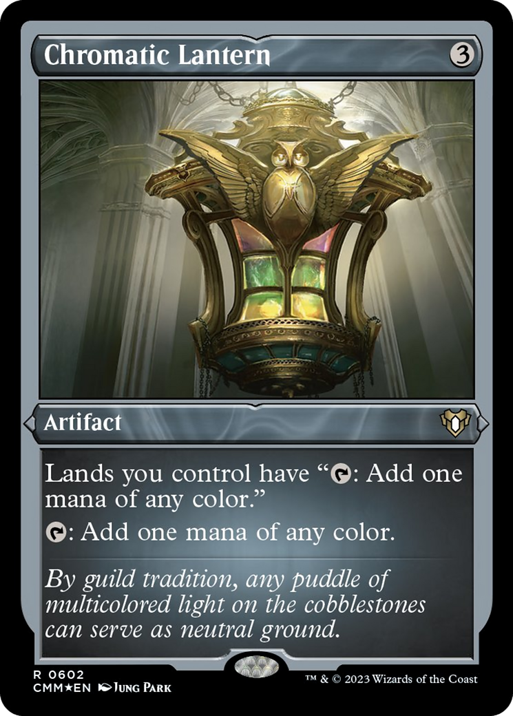 Chromatic Lantern (Foil Etched) [Commander Masters] | Good Games Cannington