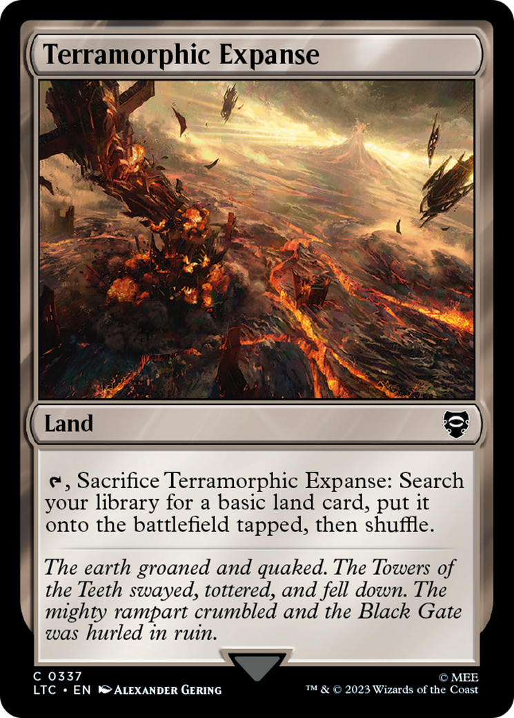 Terramorphic Expanse [The Lord of the Rings: Tales of Middle-Earth Commander] | Good Games Cannington
