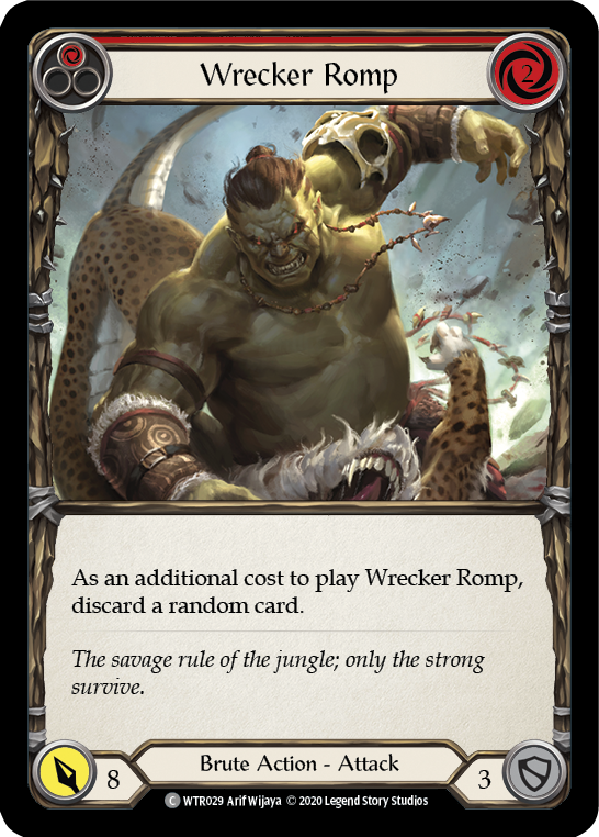 Wrecker Romp (Red) [U-WTR029] (Welcome to Rathe Unlimited)  Unlimited Rainbow Foil | Good Games Cannington