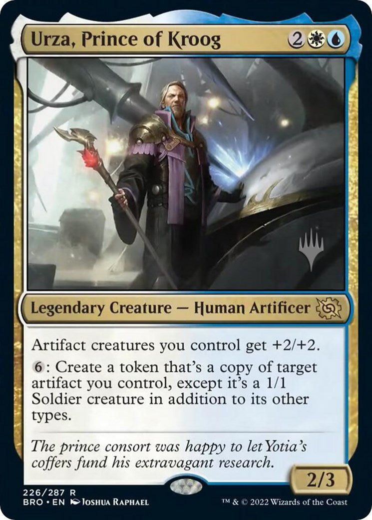 Urza, Prince of Kroog (Promo Pack) [The Brothers' War Promos] | Good Games Cannington