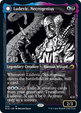 Ludevic Necrogenius Showcase 320/277 (Innistrad: Midnight Hunt)  | Good Games Cannington