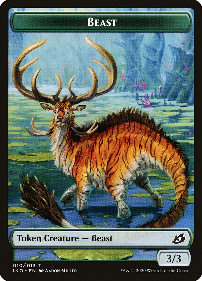 Beast Token [Ikoria: Lair of Behemoths Tokens] | Good Games Cannington