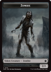 Faerie // Zombie Double-Sided Token [Foundations Tokens] | Good Games Cannington