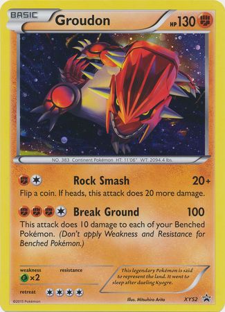 Groudon (XY52) (Jumbo Card) [XY: Black Star Promos] | Good Games Cannington