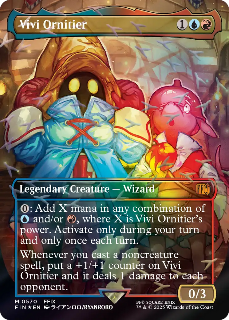 Vivi Ornitier (Borderless) (Chocobo Track Foil) [FINAL FANTASY] | Good Games Cannington