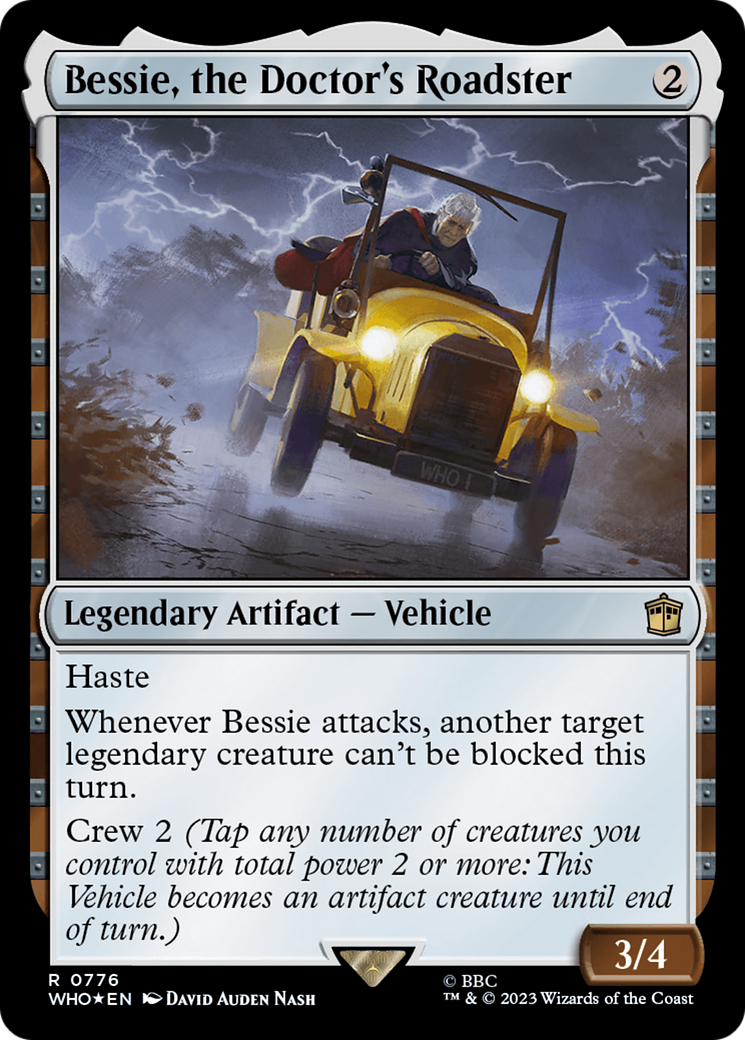 Bessie, the Doctor's Roadster (Surge Foil) [Doctor Who] | Good Games Cannington