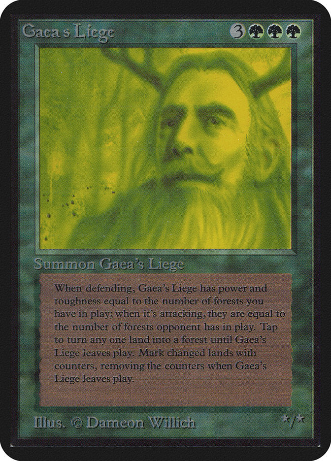 Gaea's Liege [Alpha Edition] | Good Games Cannington