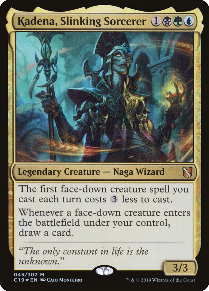 Kadena, Slinking Sorcerer 45/302 (Commander 2019)  - Foil | Good Games Cannington