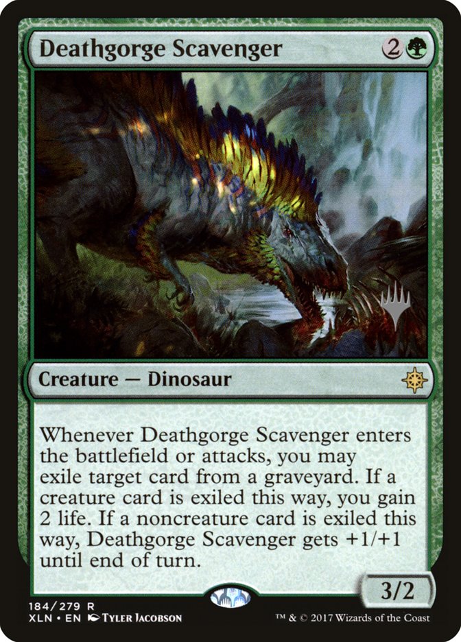Deathgorge Scavenger (Promo Pack) [Ixalan Promos] | Good Games Cannington