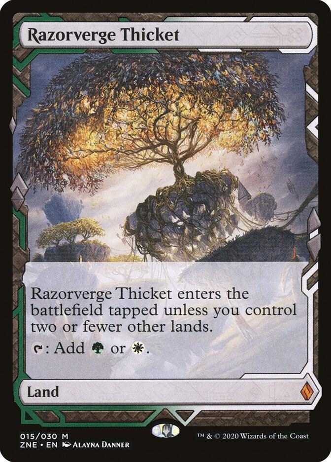 Razorverge Thicket 15 (Zendikar Rising Expeditions)  - Foil | Good Games Cannington