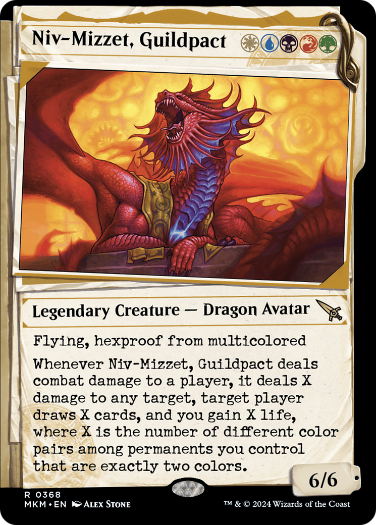 Niv-Mizzet, Guildpact (Showcase) (368) [Murders at Karlov Manor] | Good Games Cannington