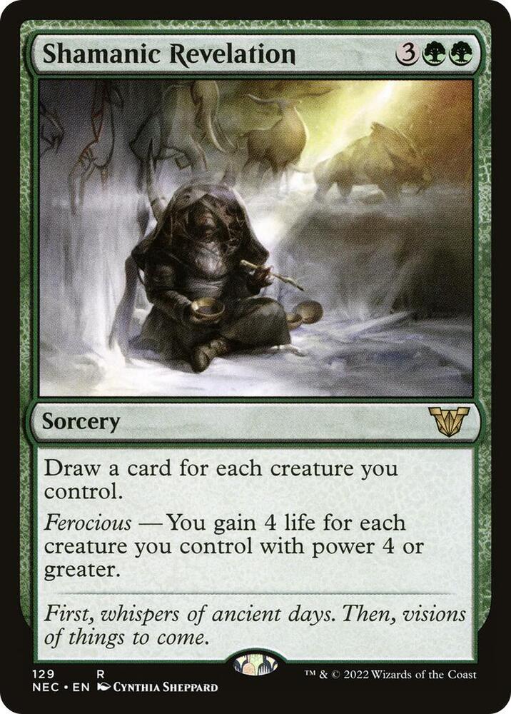 Shamanic Revelation 129/38 (Commander: Kamigawa: Neon Dynasty)  | Good Games Cannington