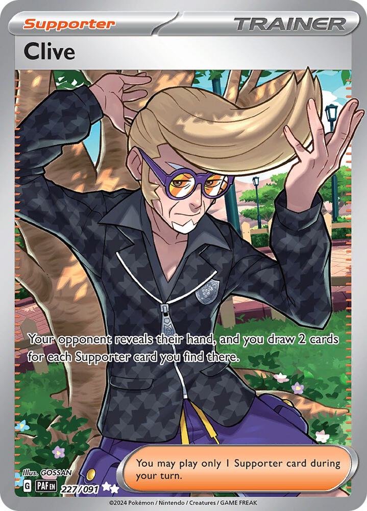 Clive 227 091 (SV: Paldean Fates)  - Holofoil | Good Games Cannington