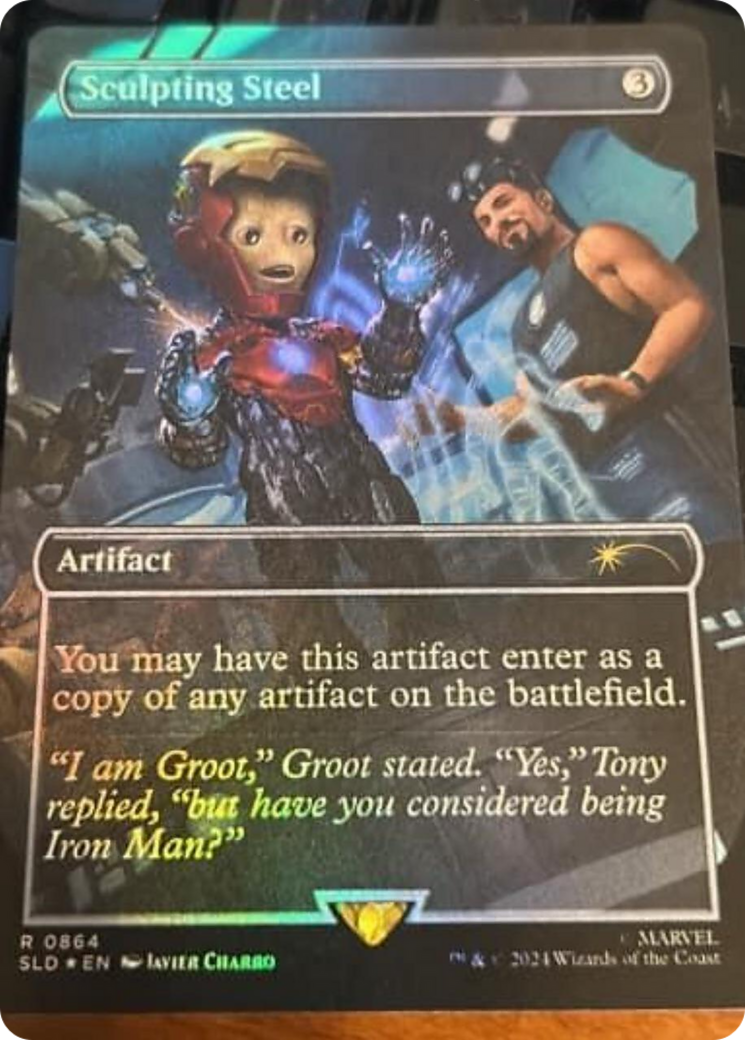 Sculpting Steel (Rainbow Foil) [Secret Lair Drop Series] | Good Games Cannington
