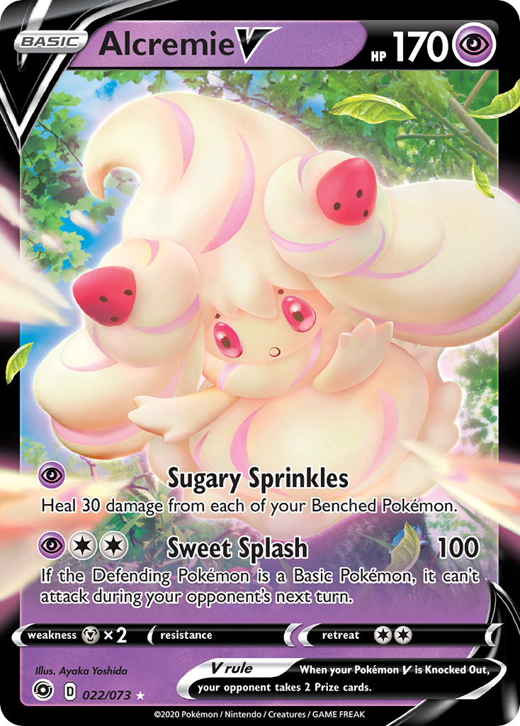 Alcremie V (022/073) [Sword & Shield: Champion's Path] | Good Games Cannington