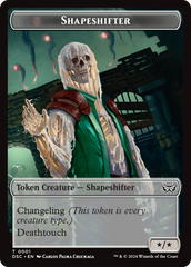 Insect (0011) // Shapeshifter Double-Sided Token [Duskmourn: House of Horror Commander Tokens] | Good Games Cannington