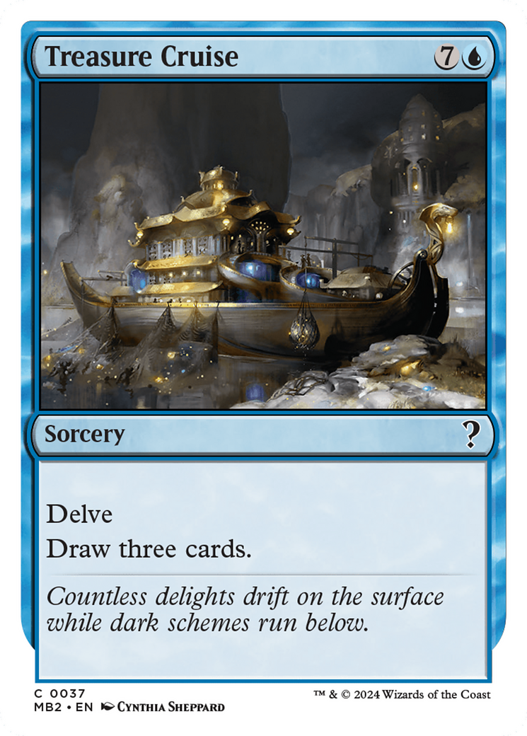 Treasure Cruise (White Border) [Mystery Booster 2] | Good Games Cannington