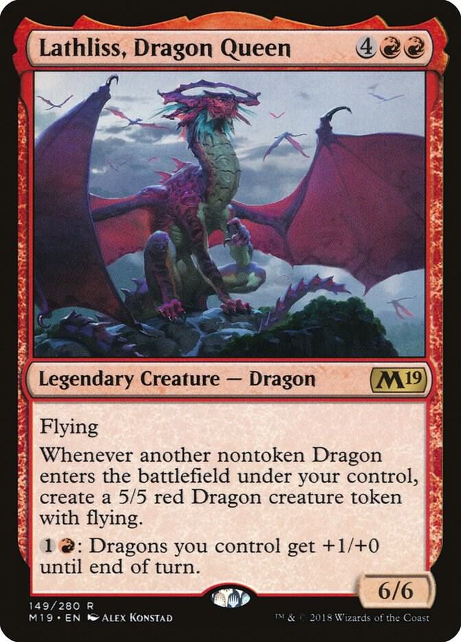 Lathliss, Dragon Queen 149/280 (Core Set 2019)  | Good Games Cannington