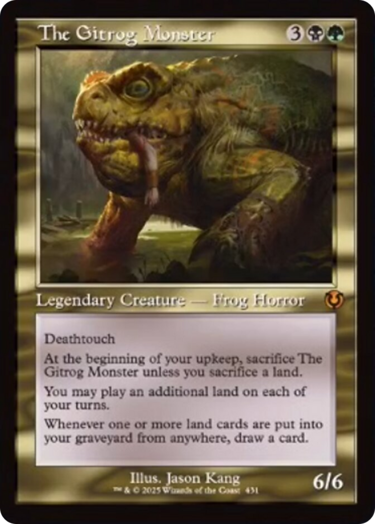 The Gitrog Monster (Retro Frame) [Innistrad Remastered] | Good Games Cannington