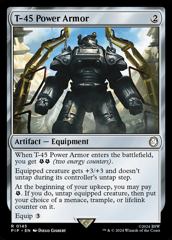 T-45 Power Armor 145/326 (Universes Beyond: Fallout)  | Good Games Cannington
