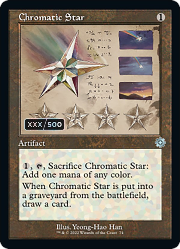 Chromatic Star (Retro Schematic) (Serialized) [The Brothers' War Retro Artifacts] | Good Games Cannington