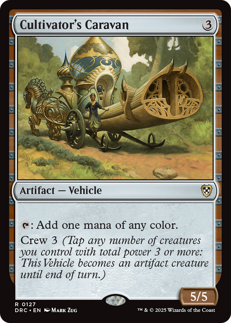 Cultivator's Caravan [Aetherdrift Commander] | Good Games Cannington