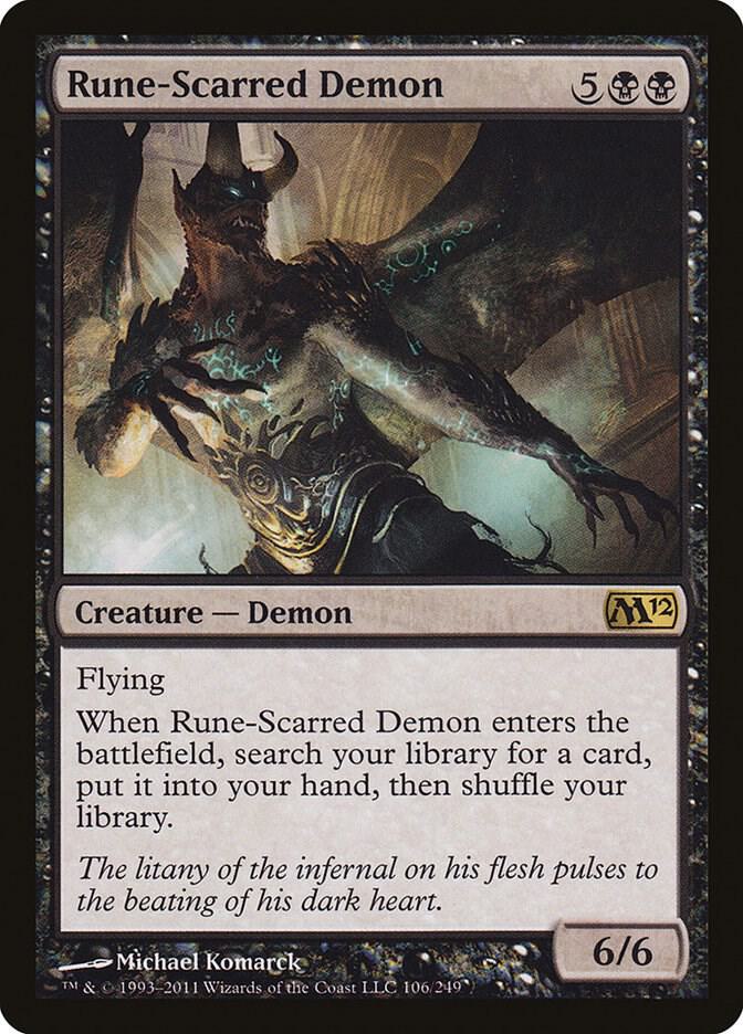 Rune Scarred Demon 106 (Magic 2012 (M12))  | Good Games Cannington