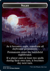 Day // Night Double-Sided Token [Innistrad: Midnight Hunt Tokens] | Good Games Cannington