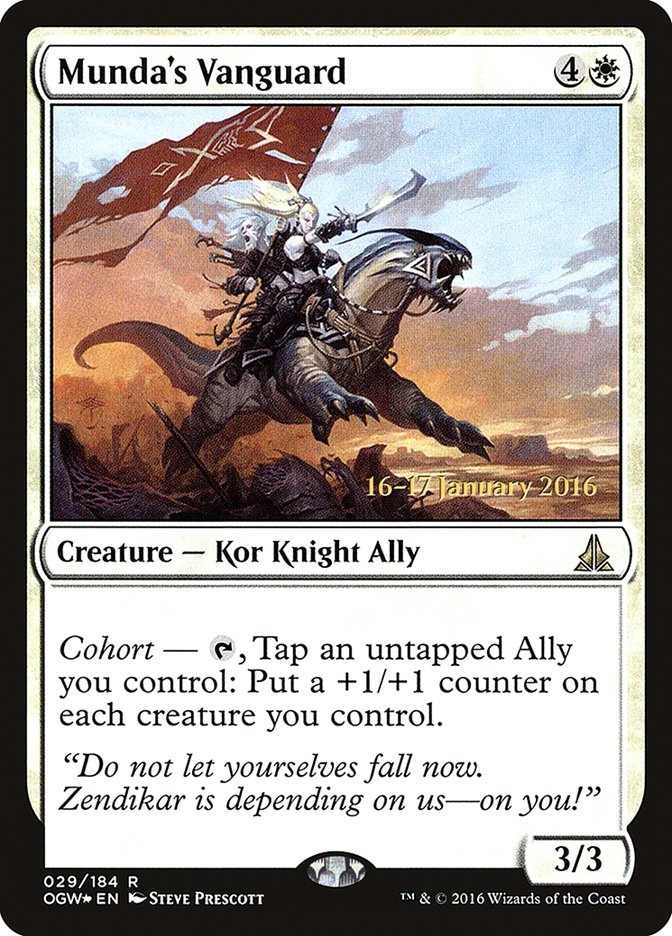 Munda's Vanguard [Oath of the Gatewatch Prerelease Promos] | Good Games Cannington