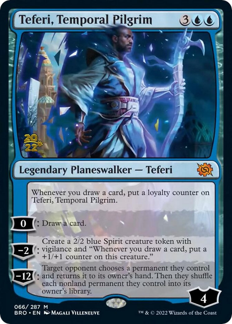 Teferi, Temporal Pilgrim [The Brothers' War Prerelease Promos] | Good Games Cannington