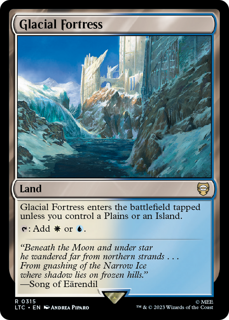 Glacial Fortress [The Lord of the Rings: Tales of Middle-Earth Commander] | Good Games Cannington