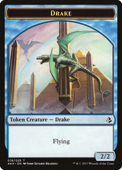 Angel of Sanctions // Drake Double-Sided Token [Amonkhet Tokens] | Good Games Cannington
