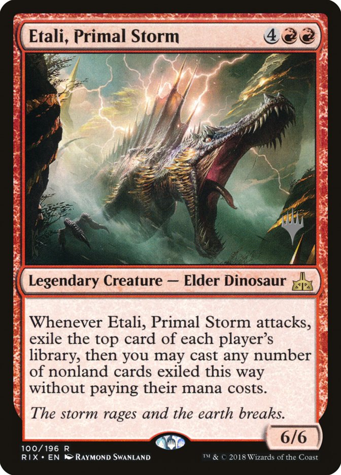 Etali, Primal Storm (Promo Pack) [Rivals of Ixalan Promos] | Good Games Cannington