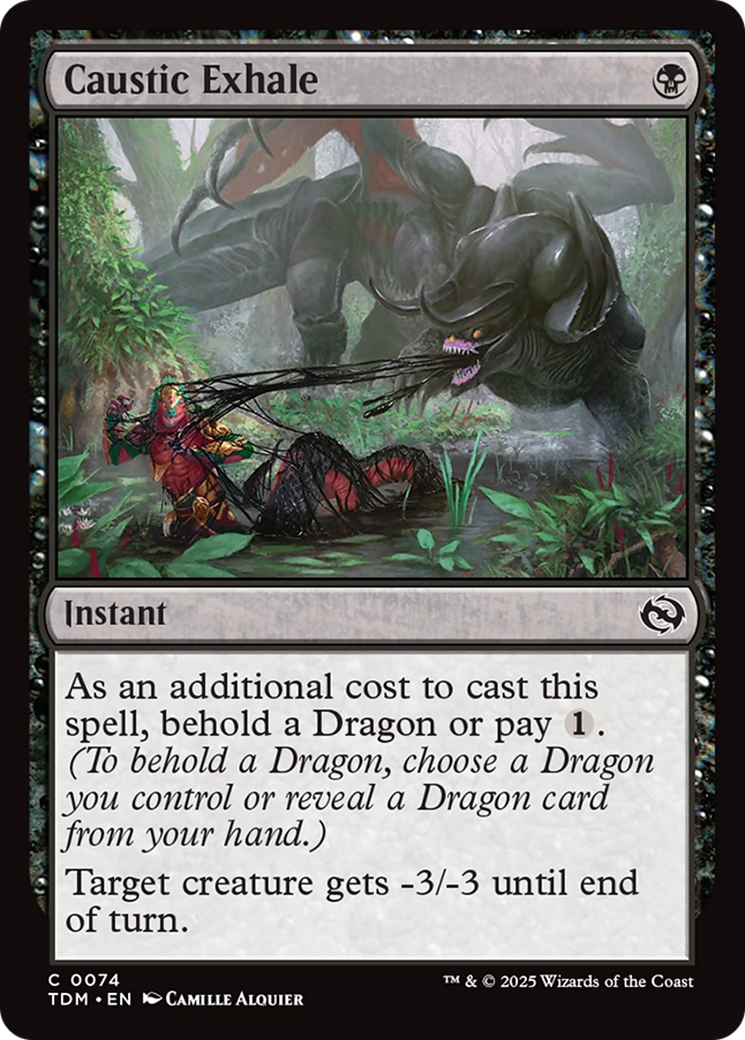 Caustic Exhale [Tarkir: Dragonstorm] | Good Games Cannington